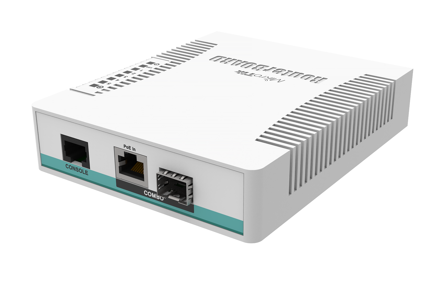 Router Mikrotik CRS106-1C-5S, Cloud Router Switch, 5 Puertos SFP, RouterOS, Licencia Nivel 5