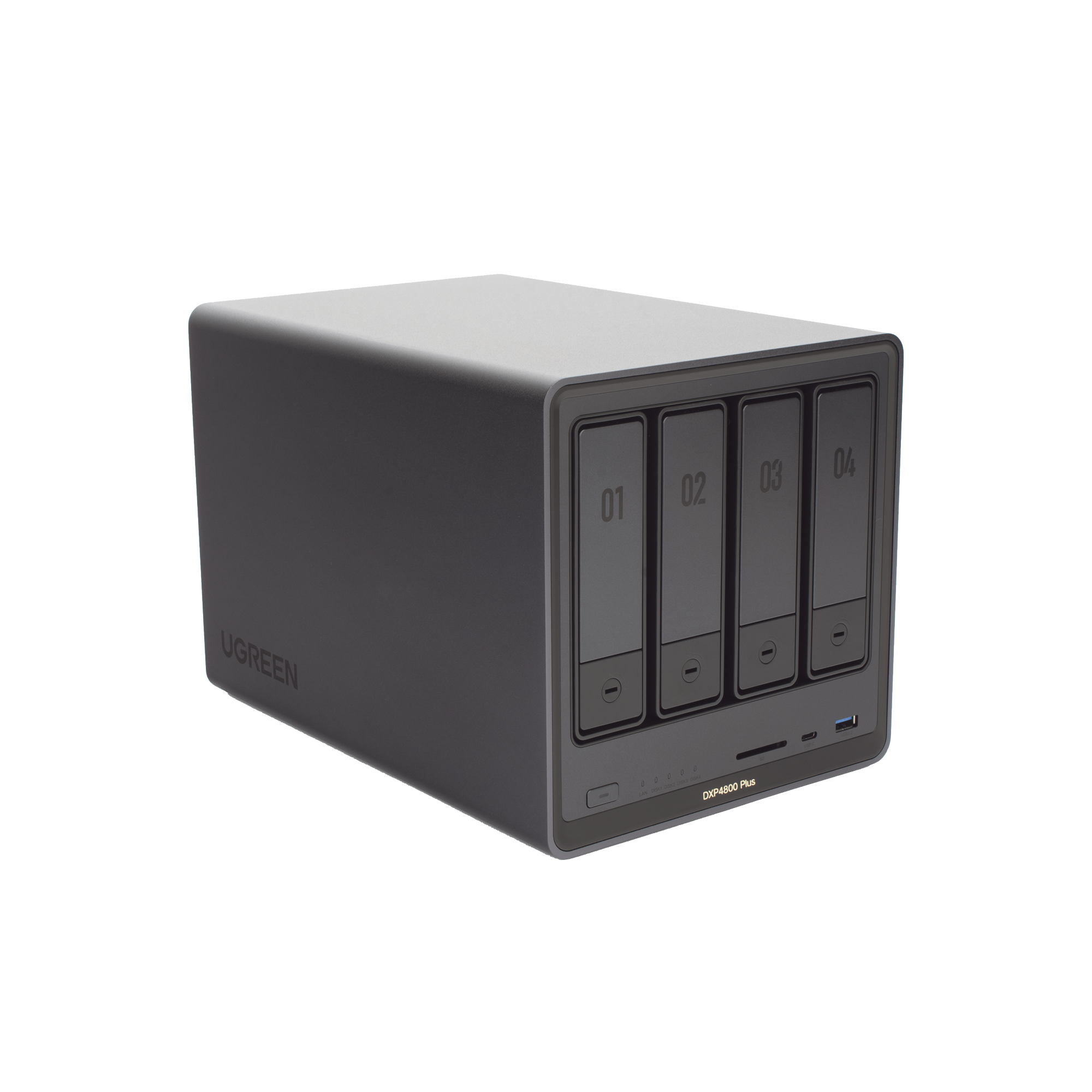 Sistema de instalación de discos sin tornillos del NAS Ugreen DXP4800 Plus