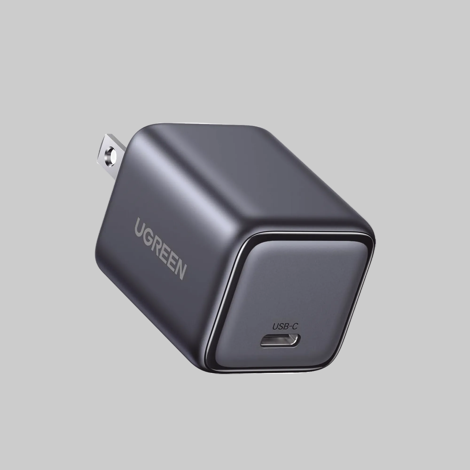 Cargador Ugreen 30W USB-C con tecnología GaN II compacto y portátil
