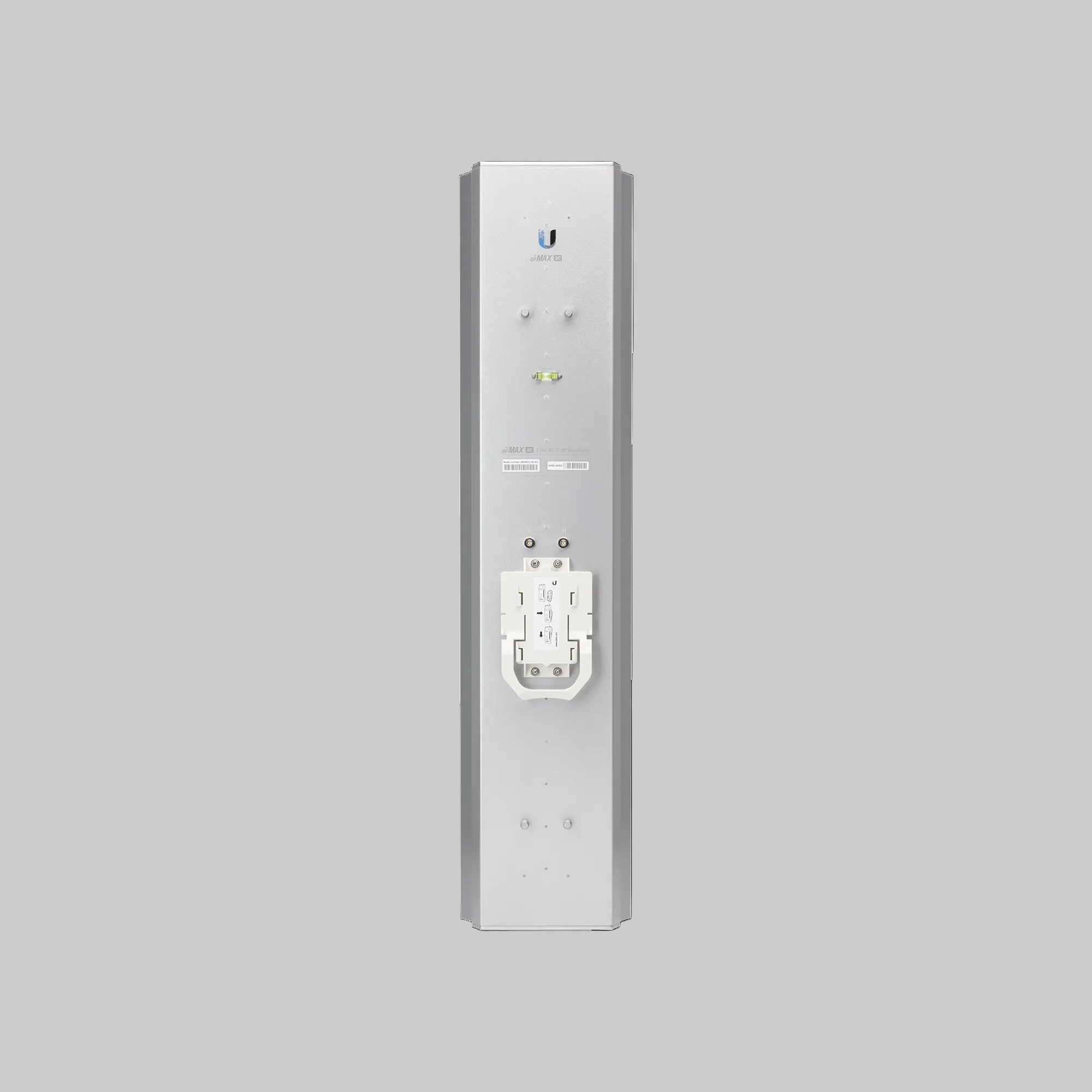 antena AirMax 5AC 21 dBi con montaje ajustable lateral para torre o mástil exterior