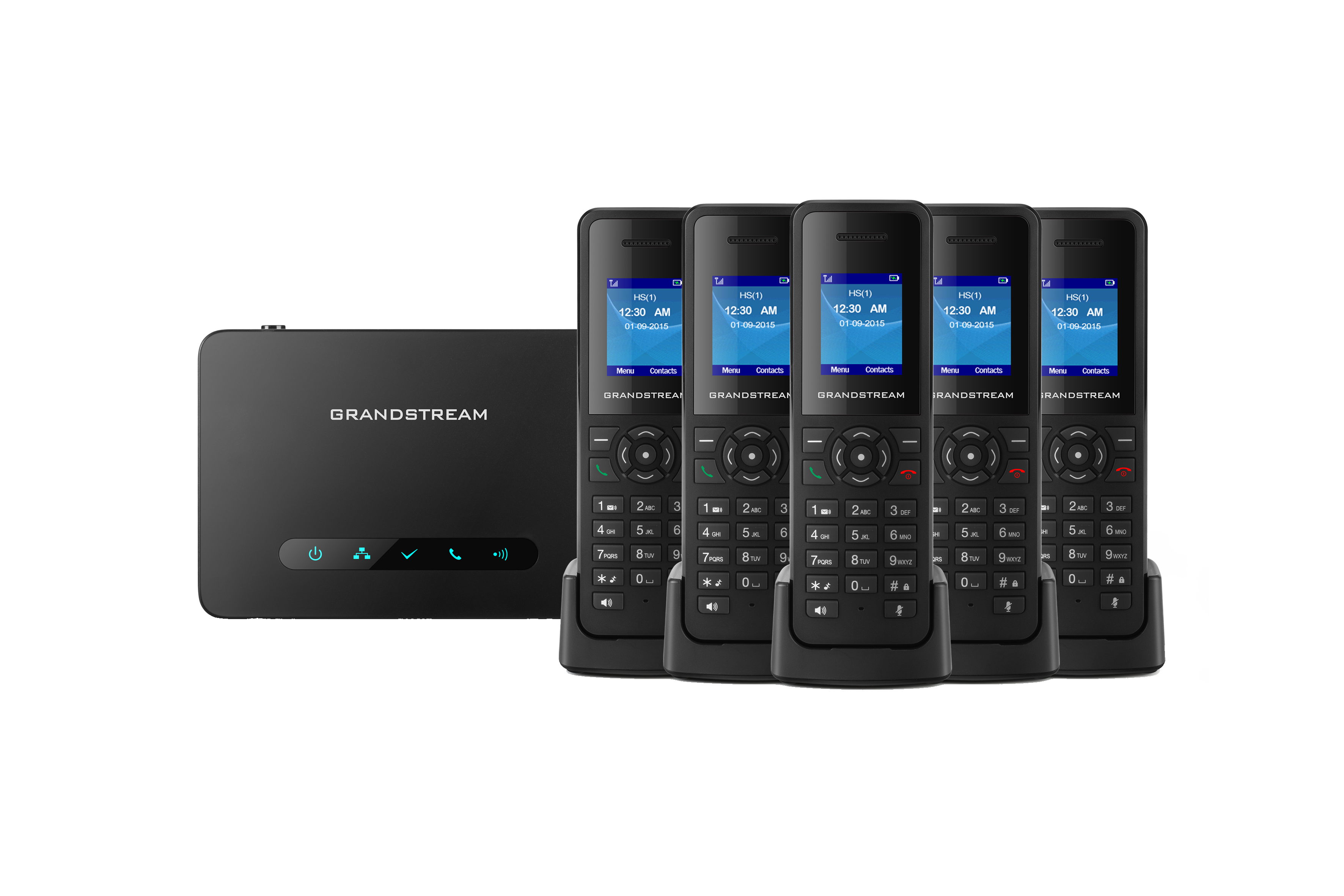 Dect Estación Base VoIP Para 5 Teléfonos Grandstream DP750, Alcance 350m