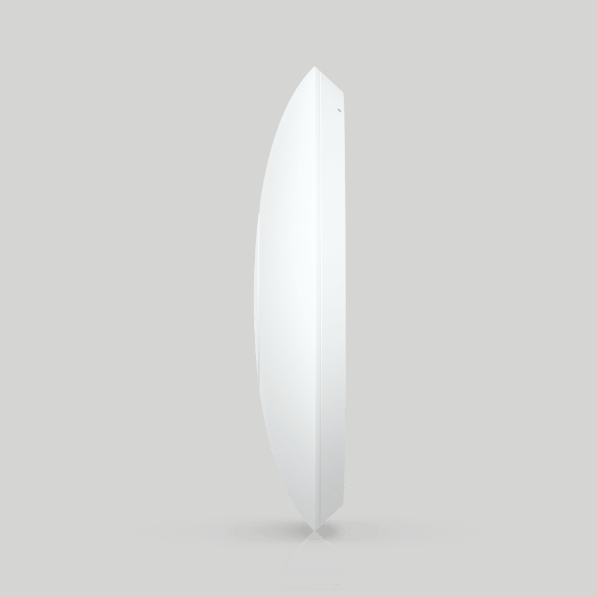 Perfil lateral del access point WiFi 7 U7 Lite Ubiquiti, diseño delgado y discreto para techo o pared