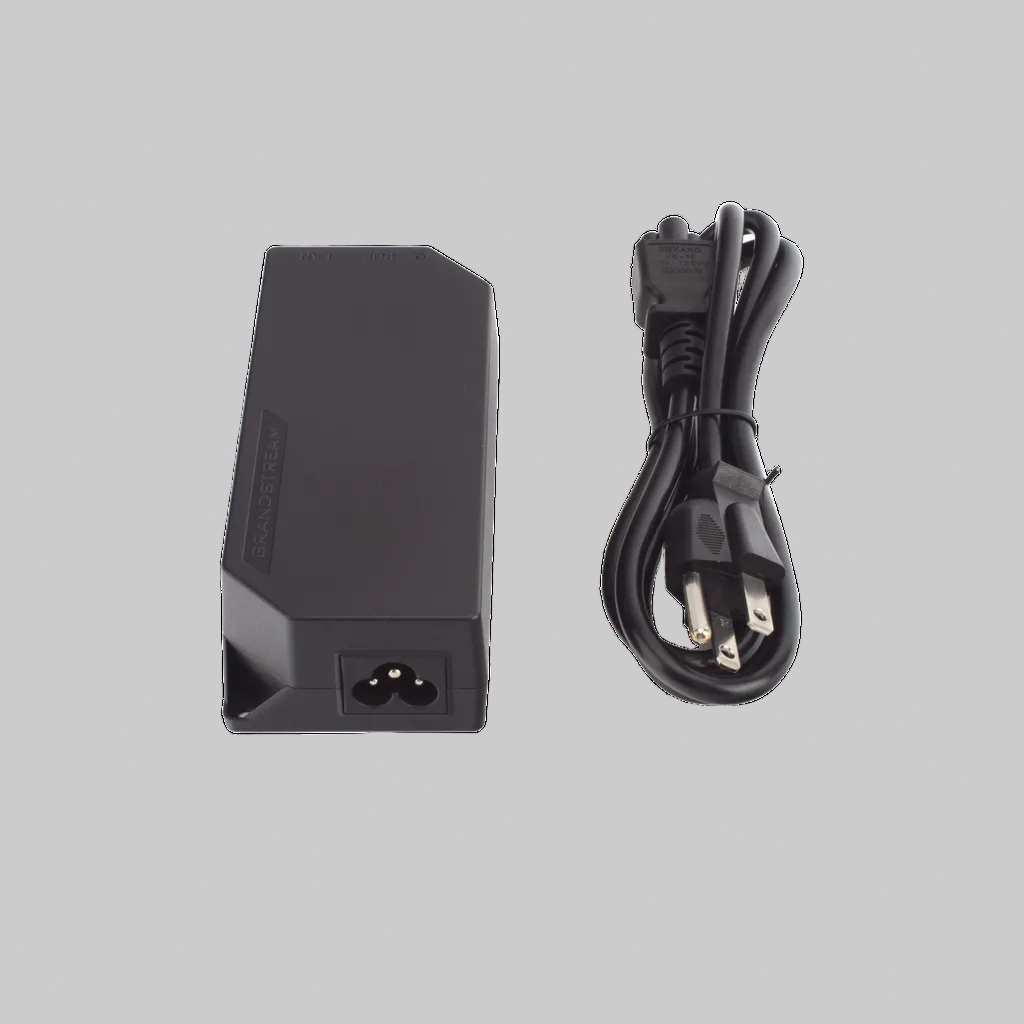 Inyector PoE Grandstream GS-POE15W-MG con cables y conexiones Ethernet para alimentación de equipos de red
Copiar ALT 4
