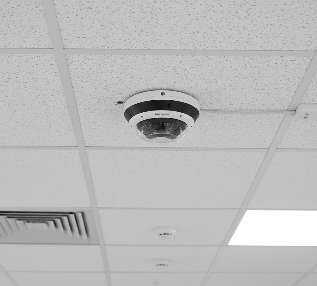 Cámara PanoVu Series HIKVISION, Vista 360º, 4 Lentes, 16 Megapixel en Total, WDR 120, IP67,Micro SD