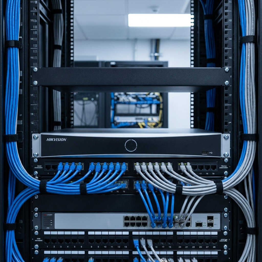 Grabador NVR 12 Megapixel (4K) HIKVISION DS-7608NXI-K2/8P(E), 8 canales IP, 8 Puertos PoE+, 2 Bahías de Disco Duro, 300 Metros PoE Modo Extendido