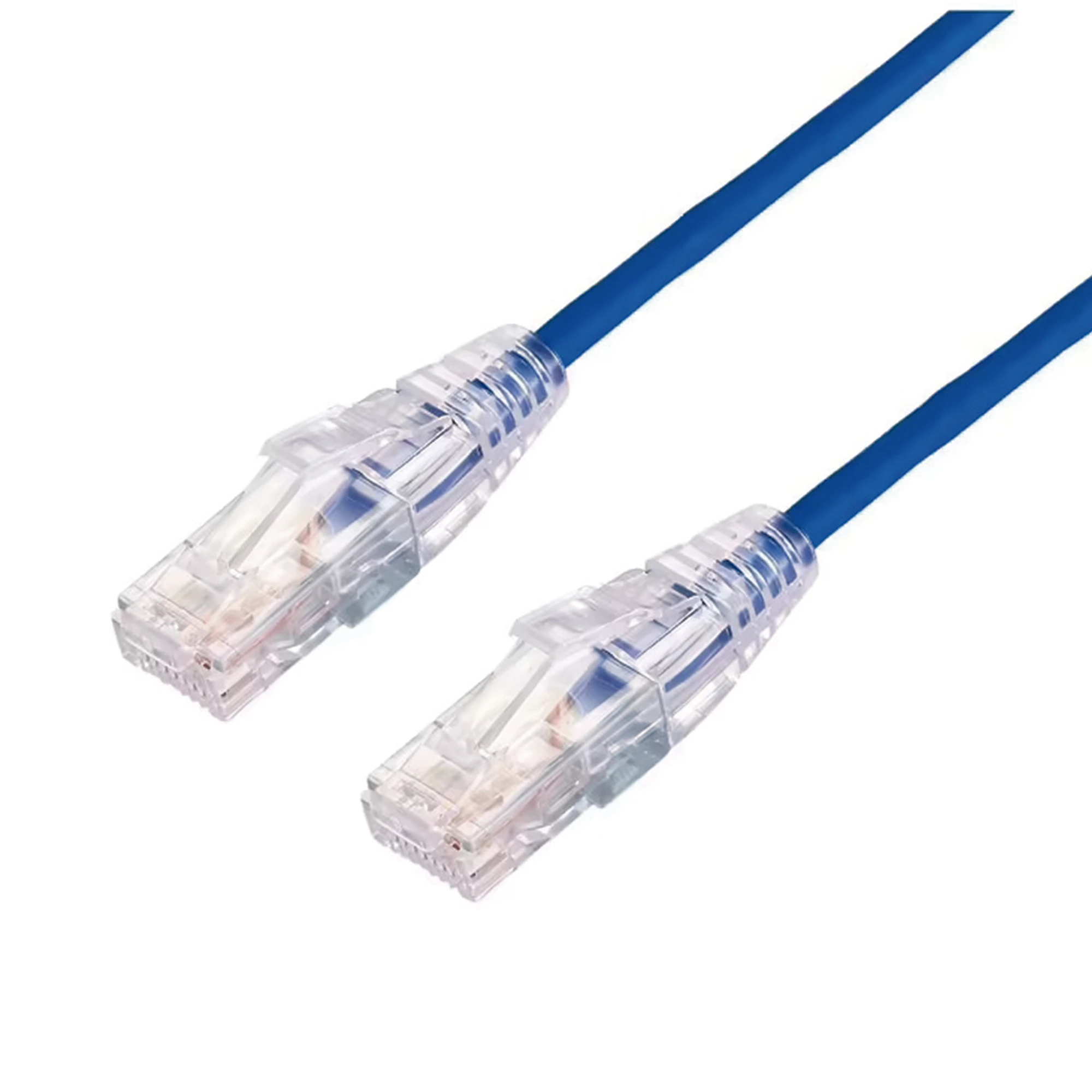 Patch cord, Linkedpro, LP-UT6A-200-BU28, Slim UTP Cat6A - 2 Metros Azul