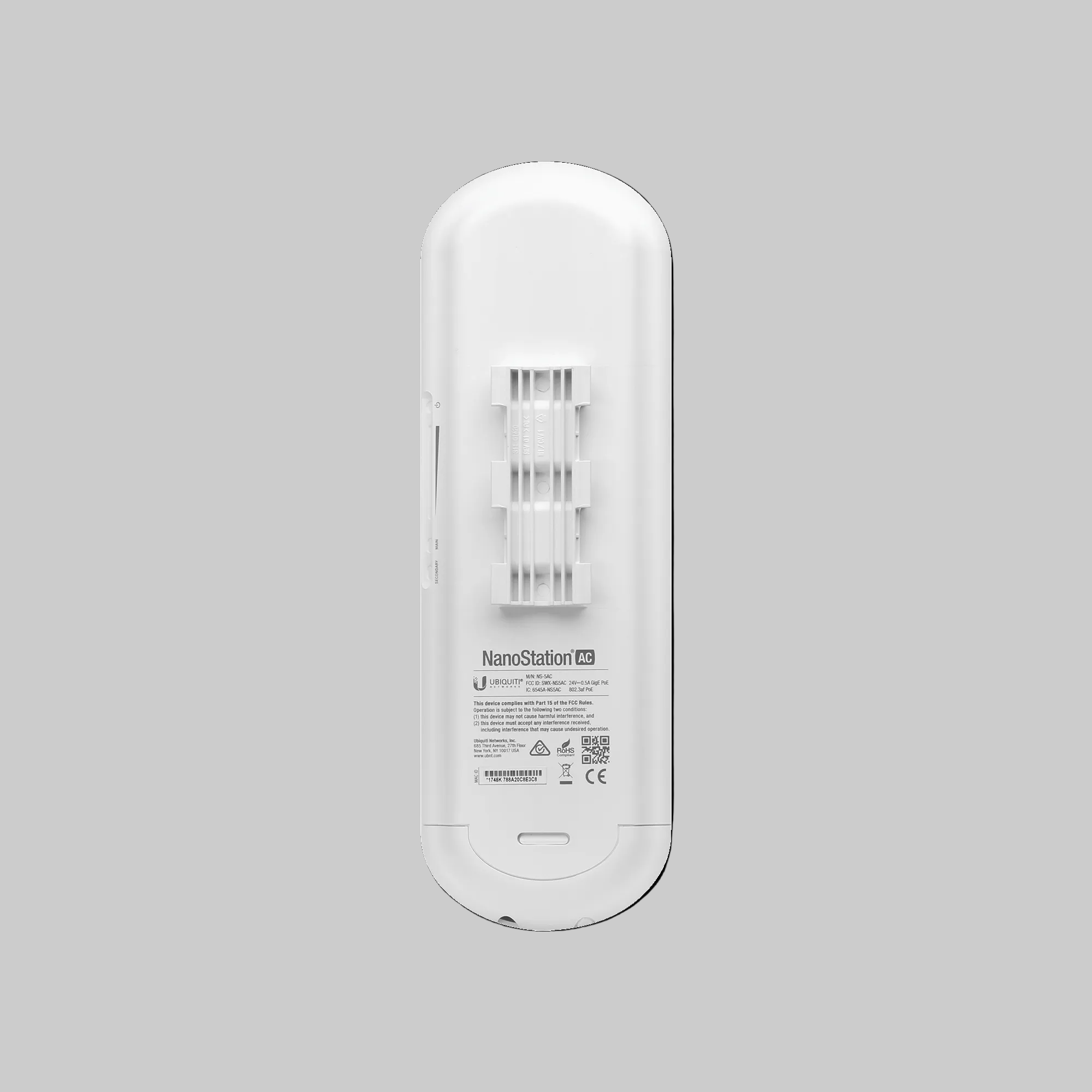 nanostation 5ac base inferior conectores poe antena ubiquiti exterior 5ghz