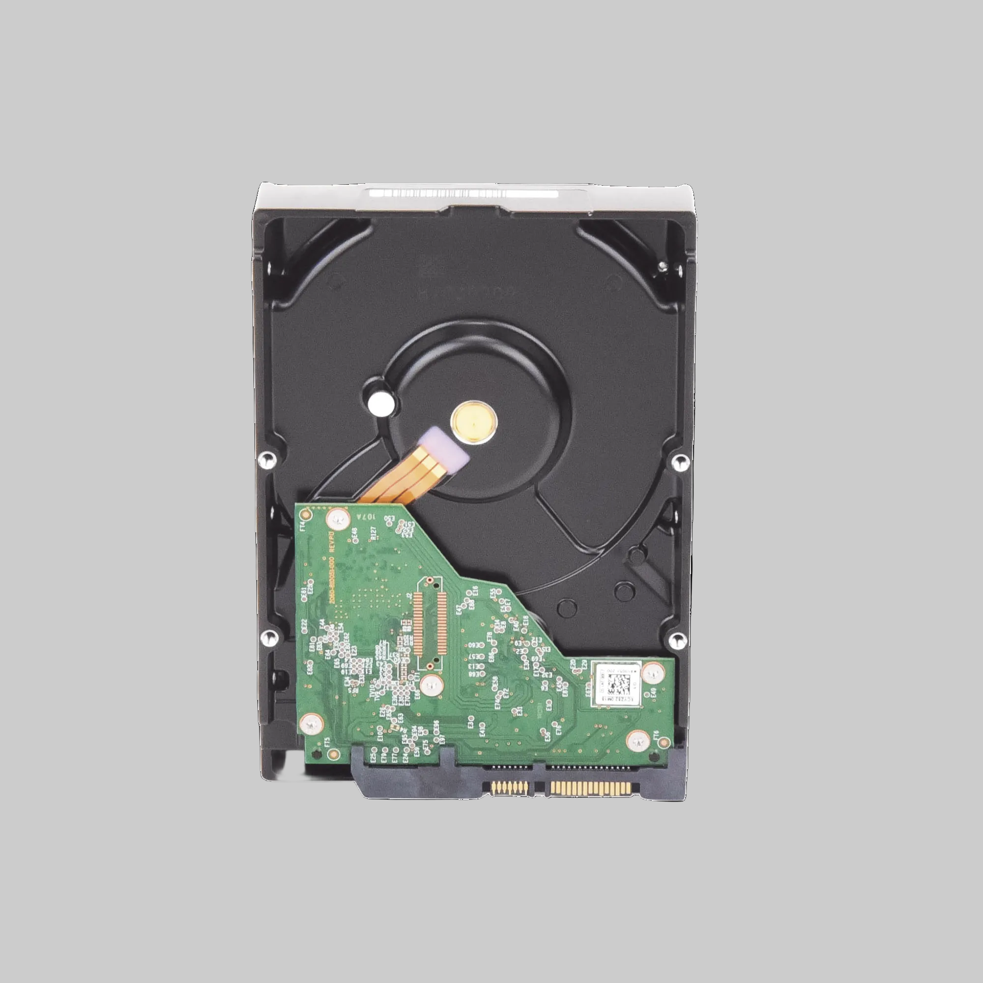 Interior disco duro WD Purple 3TB componentes internos de alta precisión para videovigilancia y alto rendimiento