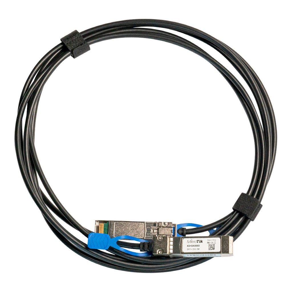 Cable de Conexion Directa Mikrotik XS+DA0003, 3 Metros SFP/SFP+/SFP28 1G/10G/25G