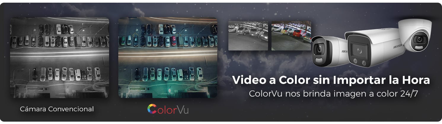 Cámara de vigilancia HIKVISION DS-2CD2347G2P-LSU/SL(C), Panorámica, Imagen a Color 24/7, IP67, Alarma Audible