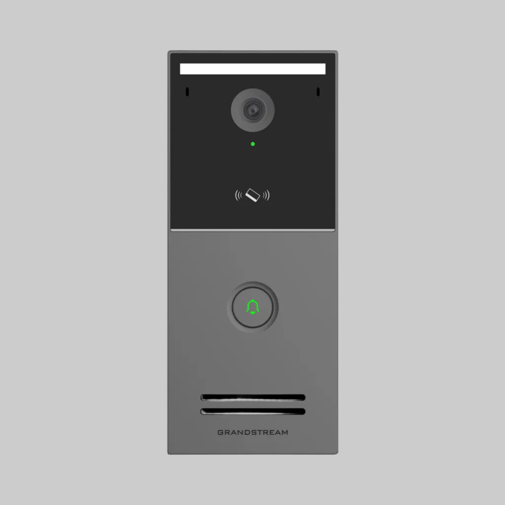 Videoportero IP Grandstream GDS3726 con cámara 2K y lector RFID para control de acceso empresarial