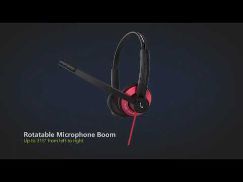 Diadema Addasound EPIC 512-G, Binaural, Alta demanda, Controles, Doble Mic, USB Y 3.5mm