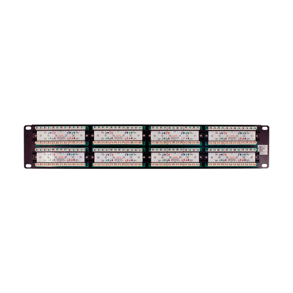 Patch panel de 48 puertos cat 6 para colocar en rack 042-378/48