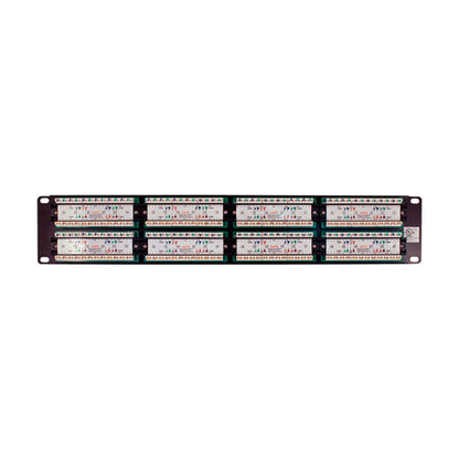 Patch panel de 48 puertos cat 6 para colocar en rack 042-378/48