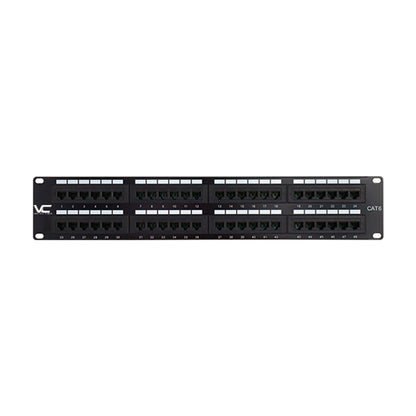 Patch panel de 48 puertos cat 6 para colocar en rack 042-378/48