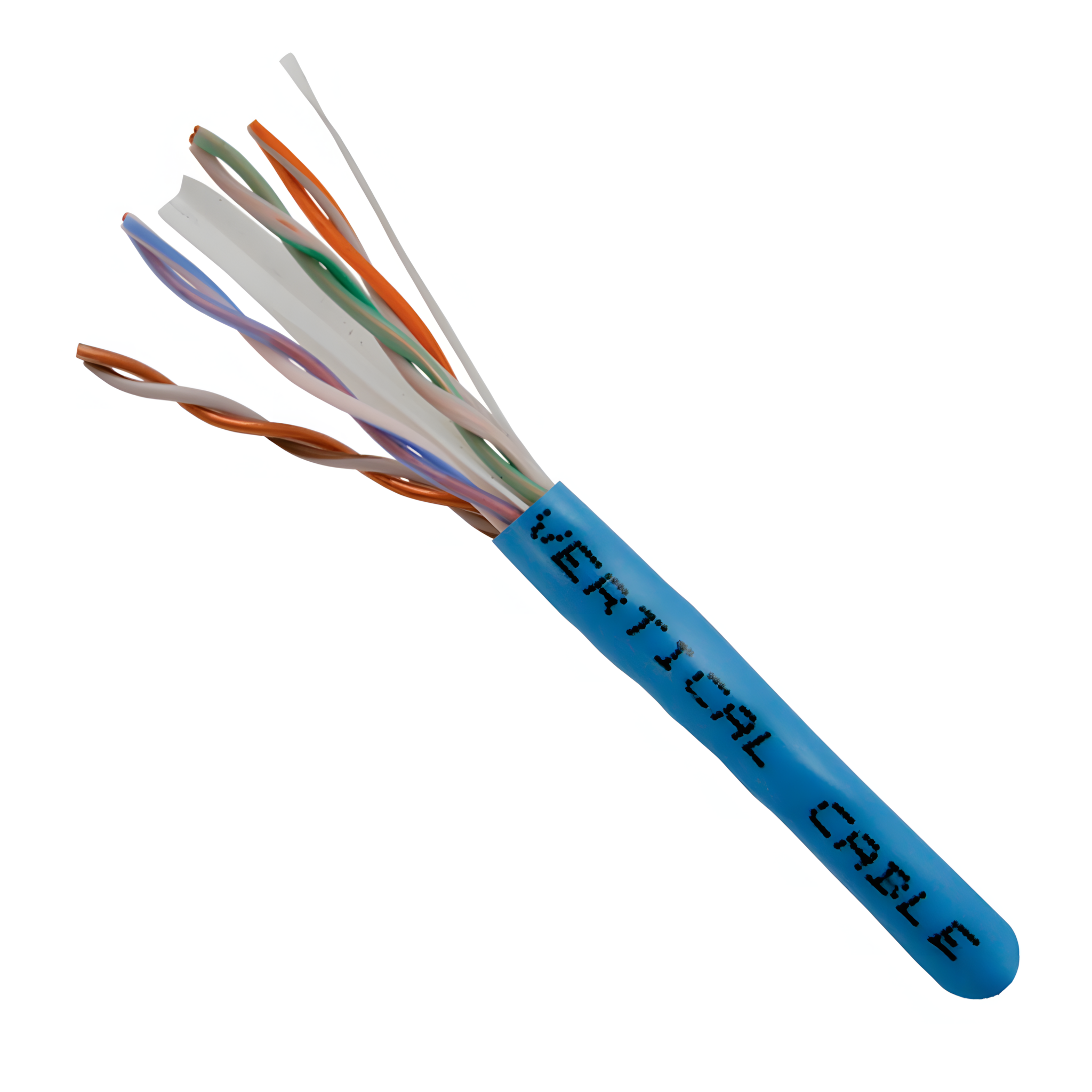 Cable UTP Bobina 305mts Cat 6, forro azul 060-488_BL