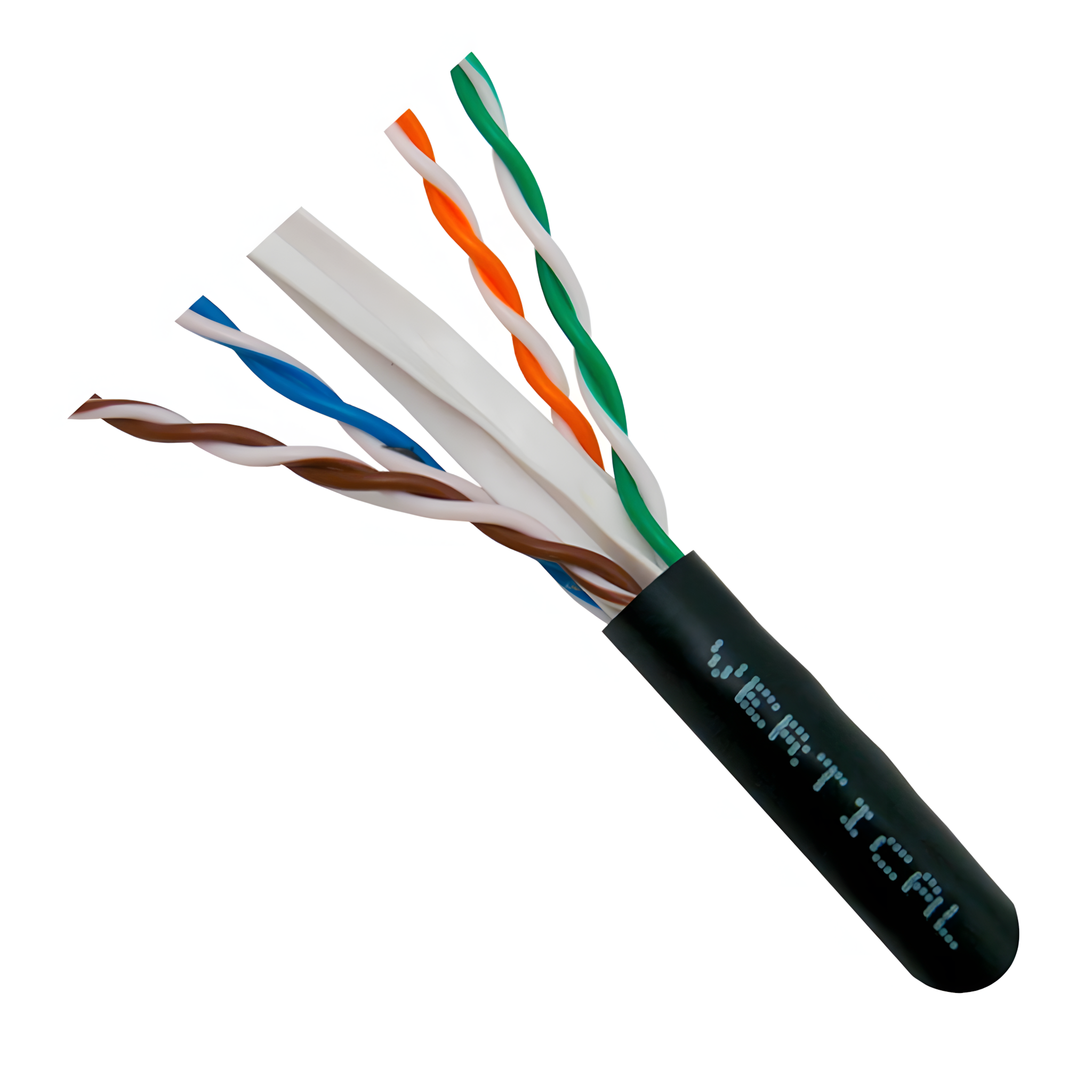 Cable UTP Cat 6 Bobina 305mts Vertical Cable 069-557/US/CMXT Negro