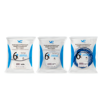 Cable de Red 1.52 mts Cat 6A Verical Cable 077-2047/5BL Azul