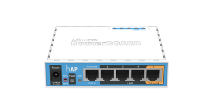 Router Mikrotik RB951Ui-2nD Routerboard hAP, Alcance 150mts, Wi-Fi, Licencia Nivel 4