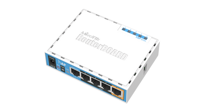 Router Mikrotik RB951Ui-2nD Routerboard hAP, Alcance 150mts, Wi-Fi, Licencia Nivel 4