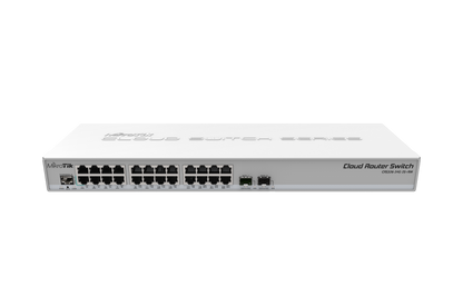 Switch Smart Capa 3 Mikrotik CRS326-24G-2S+RM, 24 Eth Gb 2 SFP+ 512MB RAM