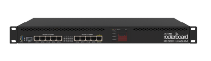 Router Mikrotik RB3011UiAS-RM, Routerboard 10 Puertos Eth Gb, 1GB RAM, Licencia Nivel 5