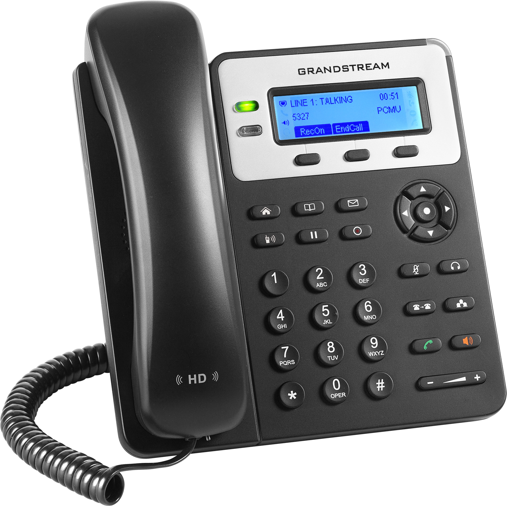 Teléfono IP HD Grandstream GXP1625, 2 Cuentas SIP, 2 Líneas, PoE