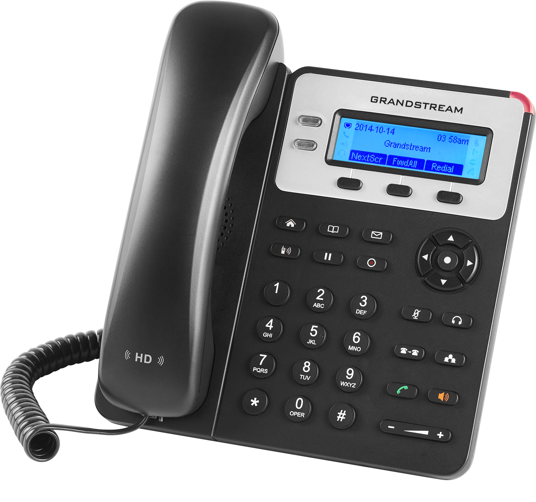 Teléfono IP HD Grandstream GXP1625, 2 Cuentas SIP, 2 Líneas, PoE