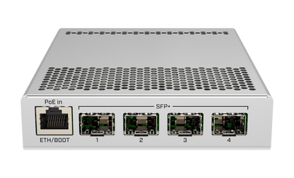 Switch Mikrotik CRS305-1G-4S+IN, Switch de escritorio GigaEth, 4 puertos 10Gbps SFP+