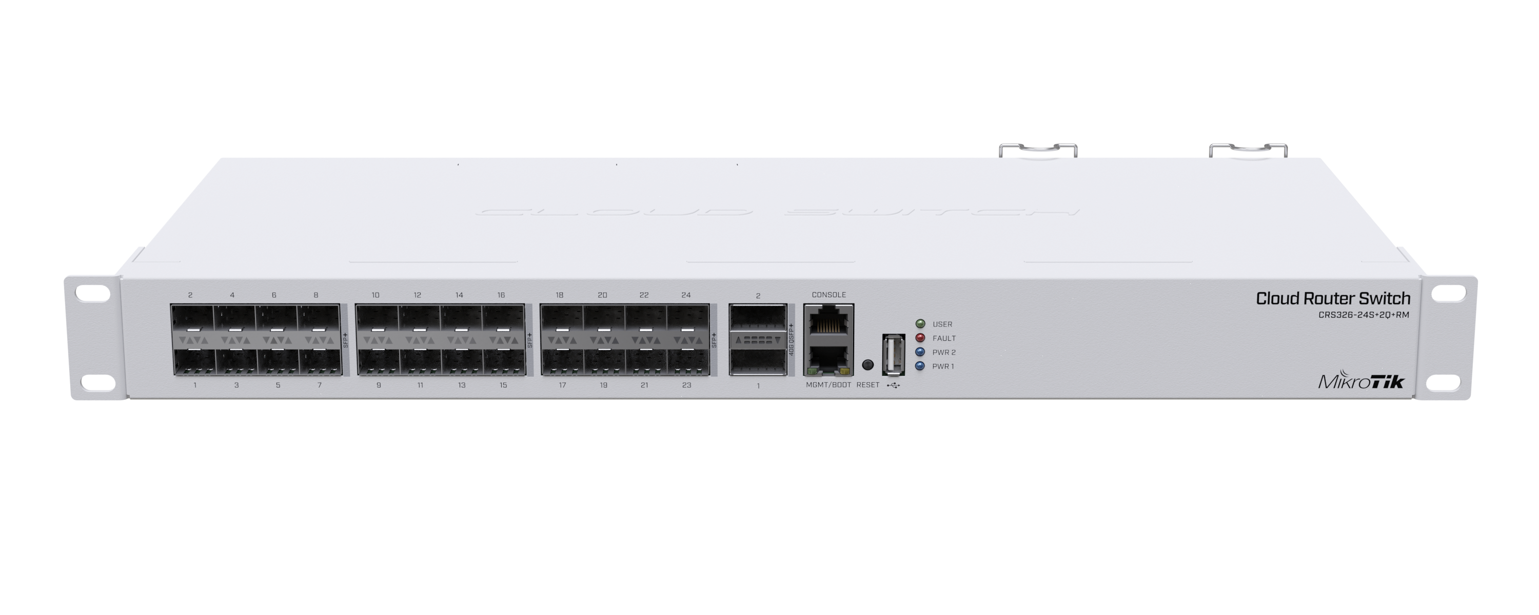 Switch Administrable Mikrotik CRS326-24S+2Q+RM 24, Puertos SFP, 2 Puertos 40g QSFP+