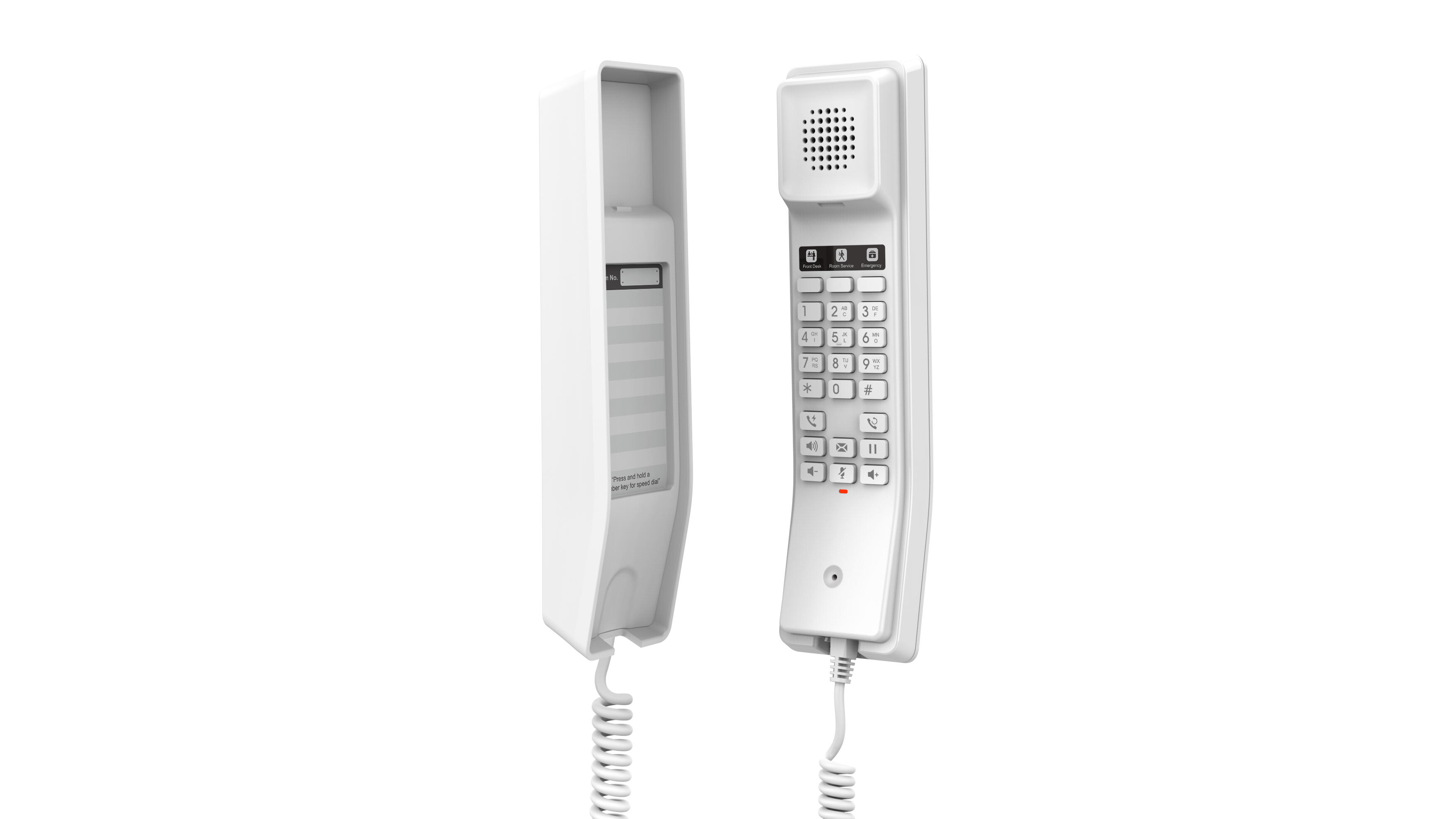 Teléfono Hotelero IP Grandstream GHP610, 2 cuentas y SIP 2 líneas, No incluye adaptador de corriente