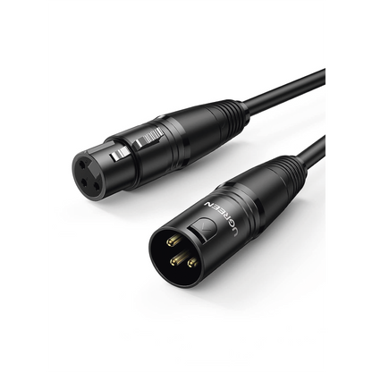 Cable XLR Ugreen tipo Canon macho-hembra conectores chapados en oro