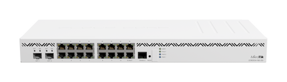 Router Mikrotik CCR2004-16G-2S+, 16 puertos Giga, 2 puertos SFP+ de 10G RouterOS V7