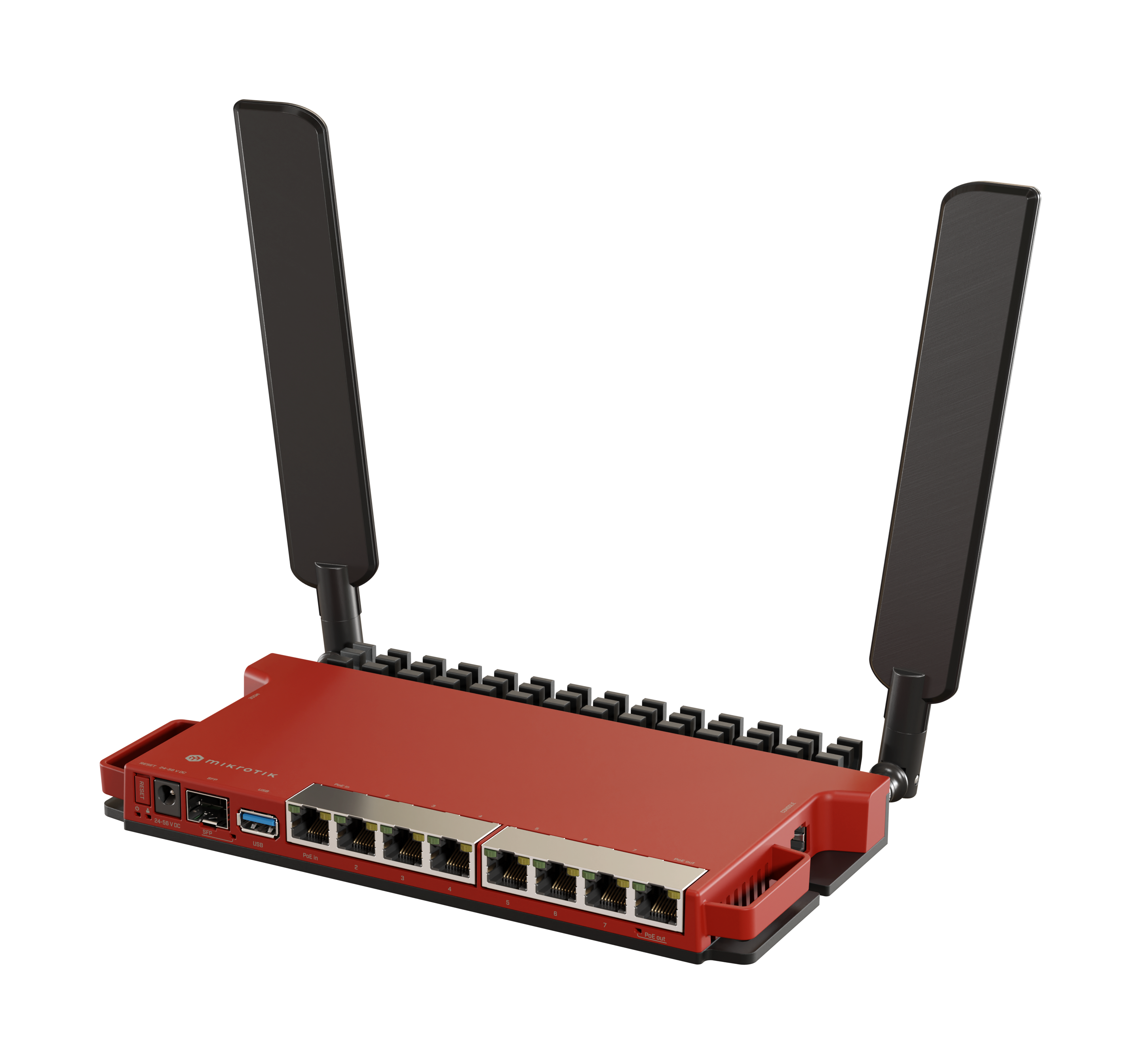 Router Wi-Fi Mikrotik L009UiGS-2HaxD-IN, 8 Eth Gb 1 Sfp Routeros v7, Lic nivel 5, Wi-Fi 6,