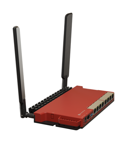 Router Wi-Fi Mikrotik L009UiGS-2HaxD-IN, 8 Eth Gb 1 Sfp Routeros v7, Lic nivel 5, Wi-Fi 6,