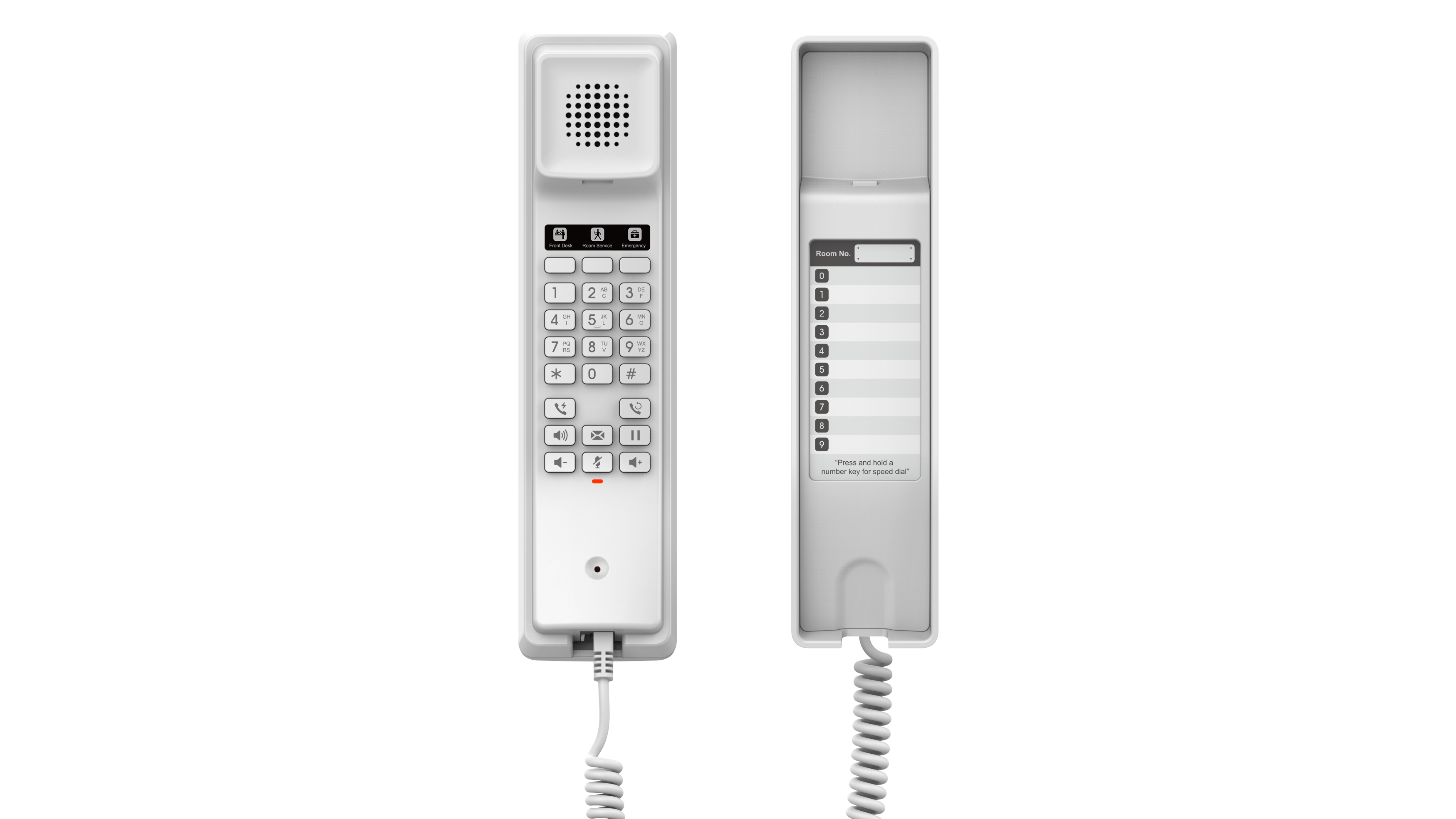 Teléfono Hotelero IP Grandstream GHP610, 2 cuentas y SIP 2 líneas, No incluye adaptador de corriente