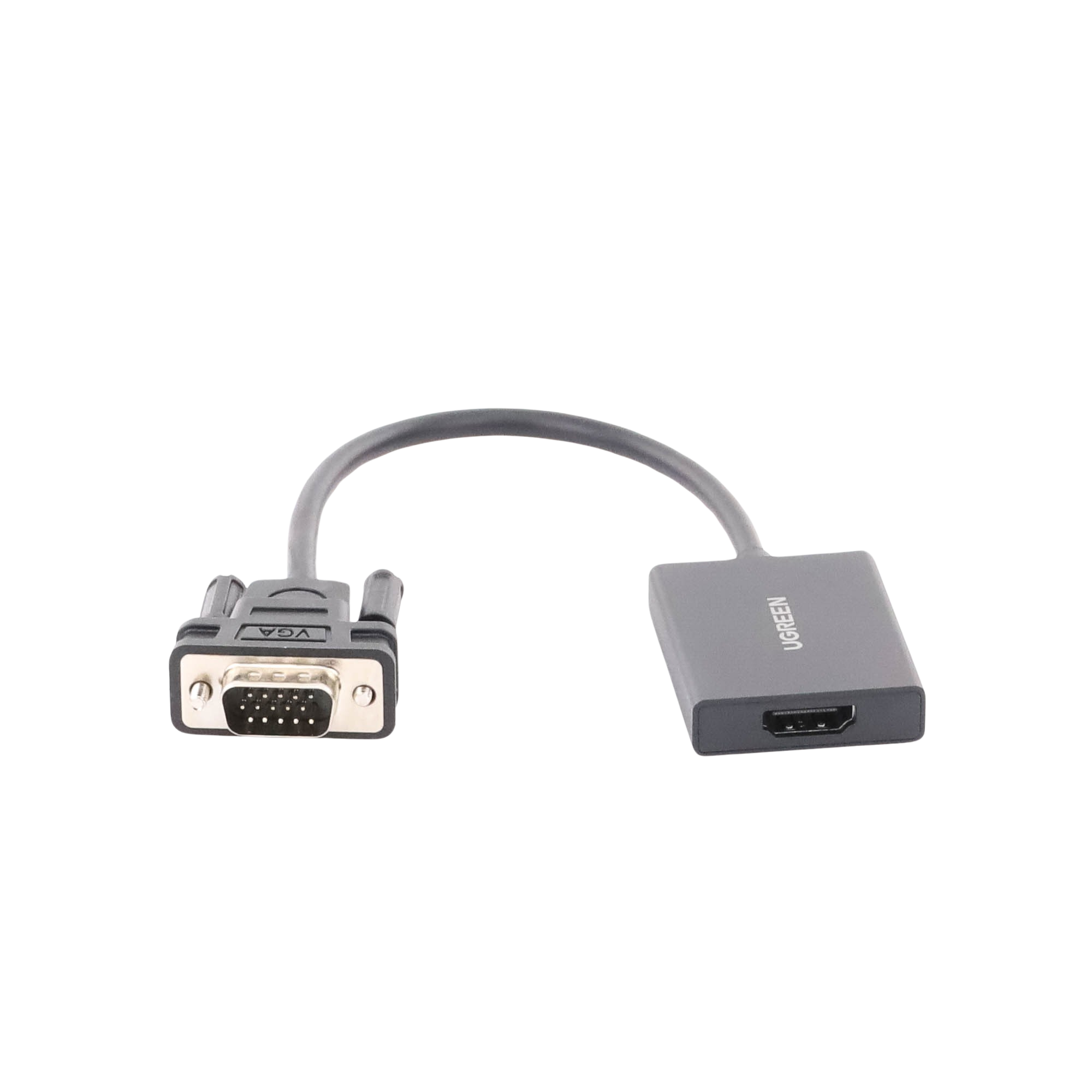 Adaptador VGA HDMI Ugreen especificaciones técnicas 1080p 60Hz Plug and Play