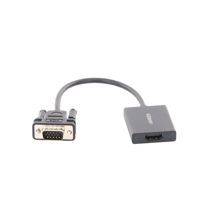 Adaptador VGA HDMI Ugreen especificaciones técnicas 1080p 60Hz Plug and Play