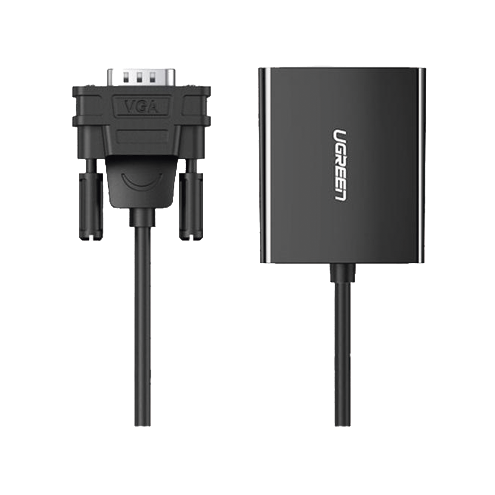 Adaptador VGA a HDMI Ugreen 1080p 60Hz con puerto audio 3.5mm y cable USB