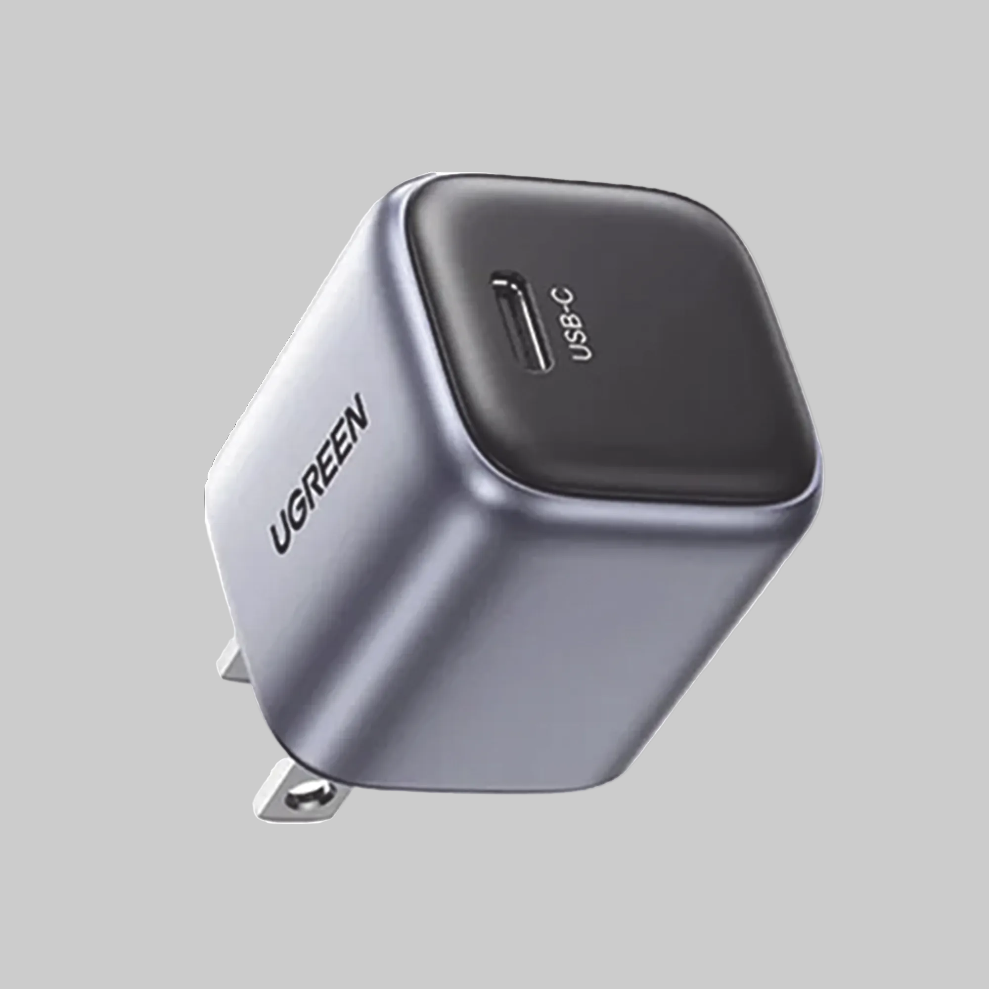 Cargador Ugreen 20W USB-C con tecnología GaN II compacto y portátil

