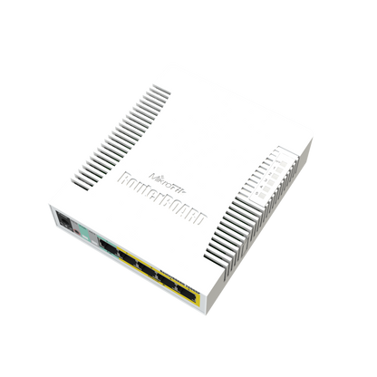 Switch Mikrotik CSS106-1G-4P-1S, RB260GSP, 5 puertos Gigabit Ethernet, Salida PoE pasivo