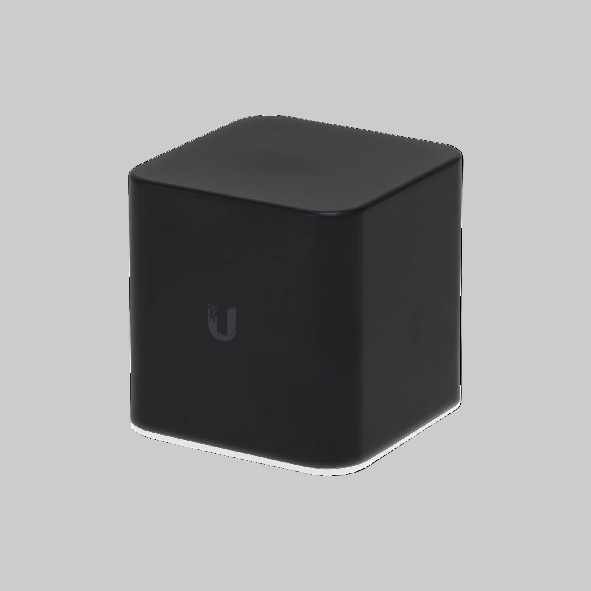 Access point Ubiquiti AirCube AC negro diseño cúbico compacto para oficina con WiFi estable y alto rendimiento