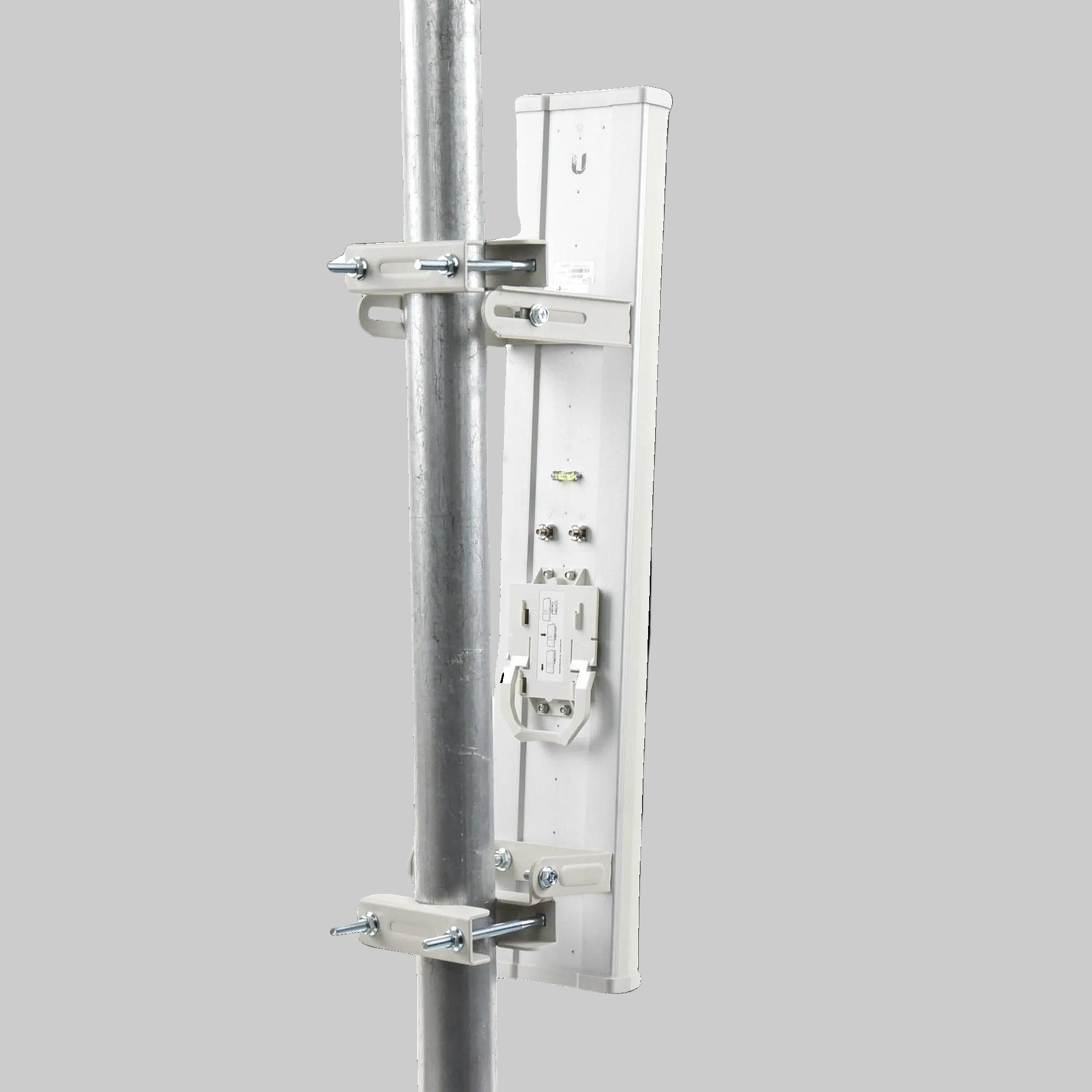 antena sectorial 5GHz Ubiquiti 20 dBi 90 grados cuerpo blanco para enlaces inalámbricos WISP