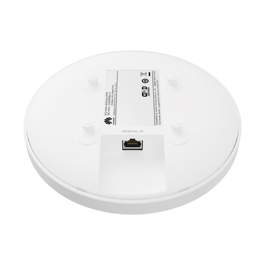 Punto de Acceso Huawei AP361, Wi-Fi 6, MU-MIMO Smart Antenna