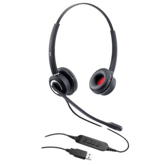Diadema Binaural VBet VT6300-UNC-USB-D, Conector USB 2.0