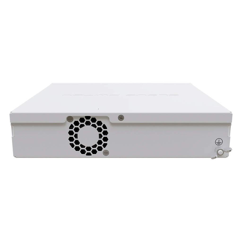Router + Switch Mikrotik CRS310-8G+2S+IN, 8 puertos 2.5 Gigabit Ethernet, 2 puertos SFP+ de 10Gbps, RouterOS nivel 5