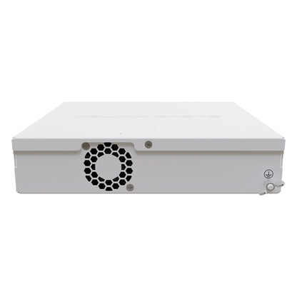 Router + Switch Mikrotik CRS310-8G+2S+IN, 8 puertos 2.5 Gigabit Ethernet, 2 puertos SFP+ de 10Gbps, RouterOS nivel 5