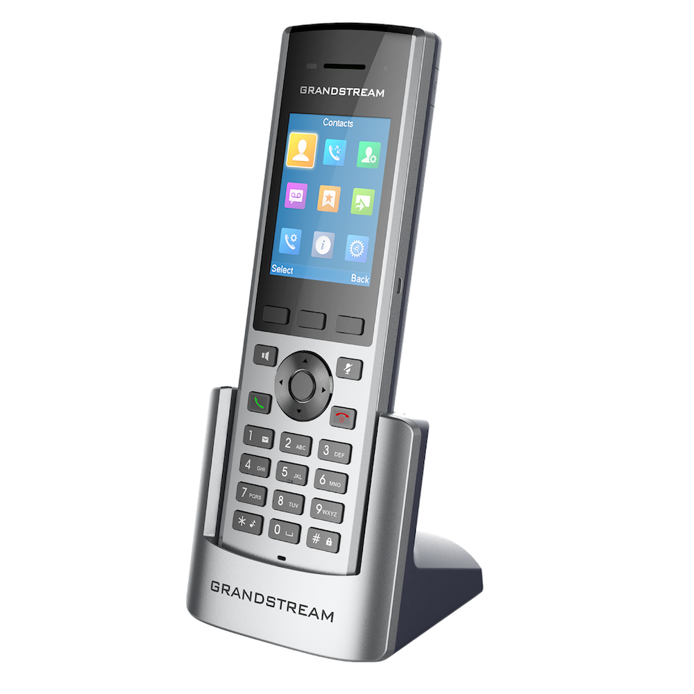 Teléfono VoIP inalámbrico Grandstream DP730, Dect, Alcance 400/50mts, 10 Líneas