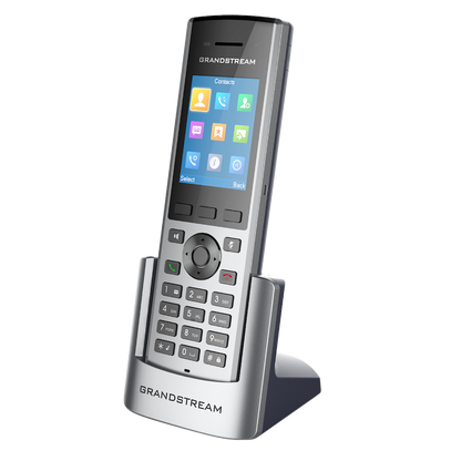 Teléfono VoIP inalámbrico Grandstream DP730, Dect, Alcance 400/50mts, 10 Líneas