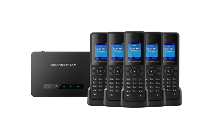 Dect Estación Base VoIP Para 5 Teléfonos Grandstream DP750, Alcance 350m
